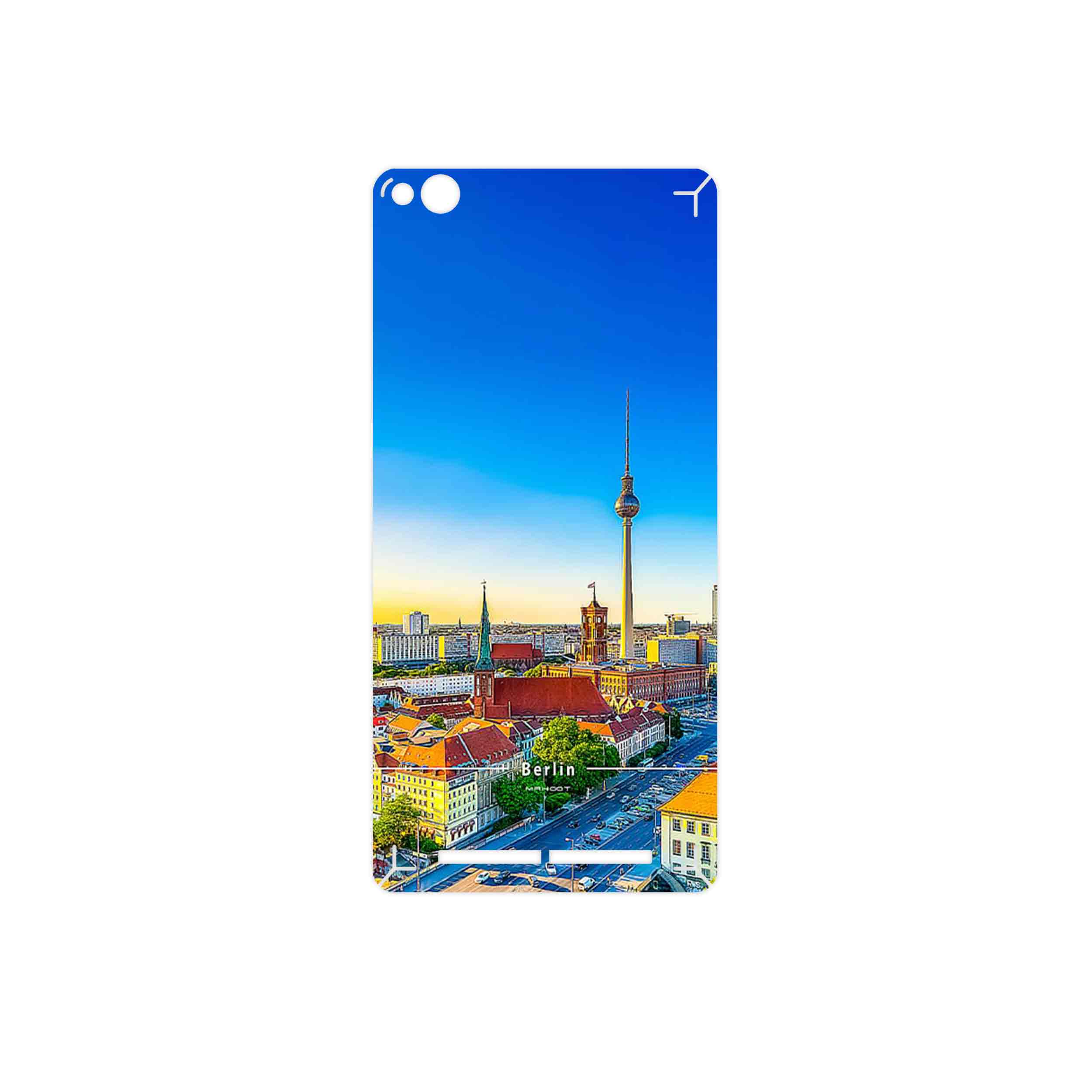 برچسب پوششی ماهوت مدل City of Berlin مناسب برای گوشی موبایل شیائومی Redmi 3
