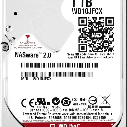 هارد لپ تاپی وسترن دیجیتال قرمز مدل WD110JFCX ظرفیت 1 ترابایت