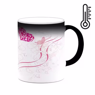 ماگ حرارتی کاکتی طرح Love مدل mgh20685