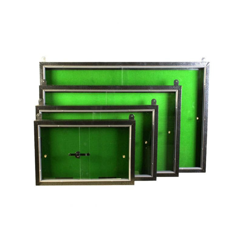 تابلو اعلانات کشویی وایت برد برتر با شیشه و قفل