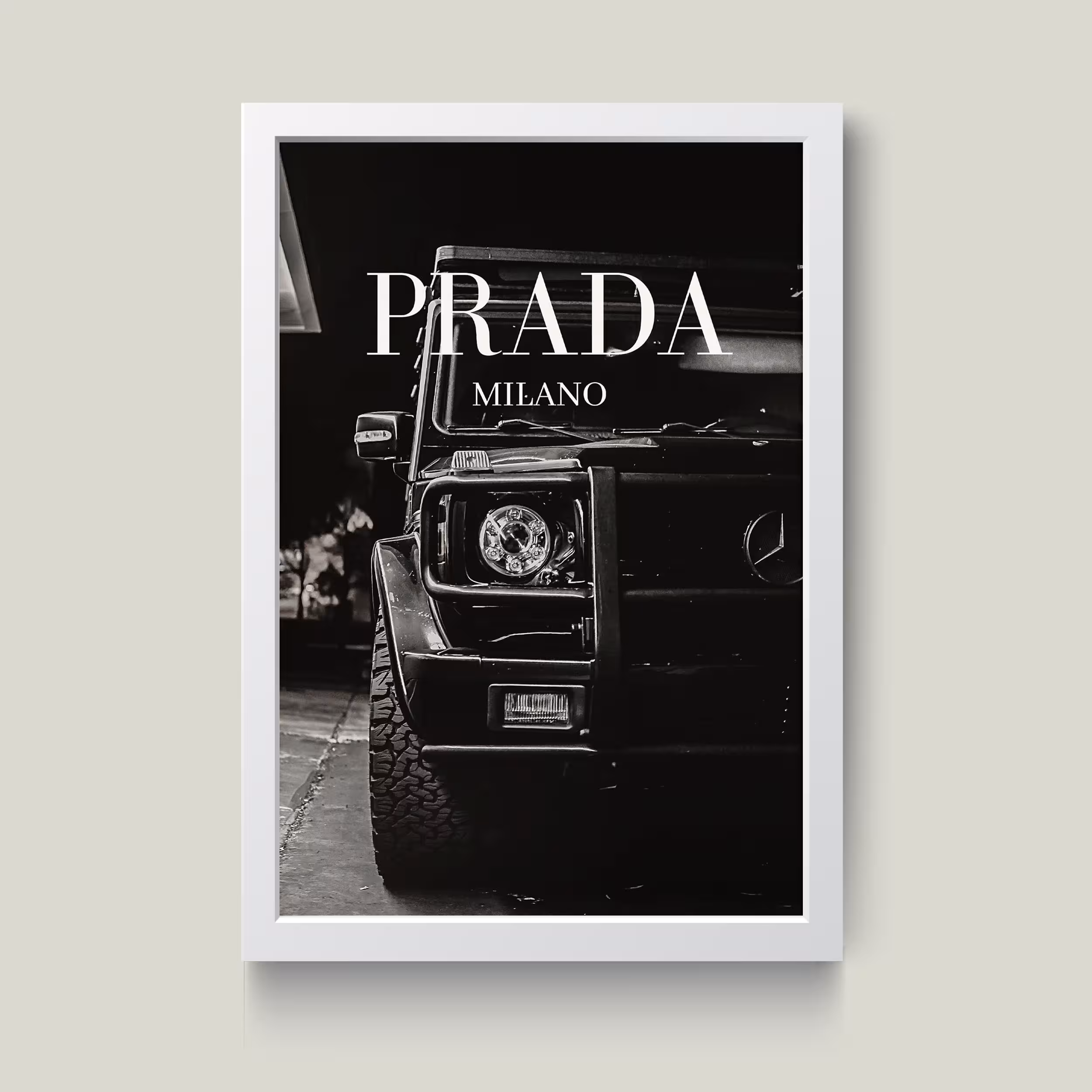 تابلو مدل G-class BENZ PARADA کدS1654-w