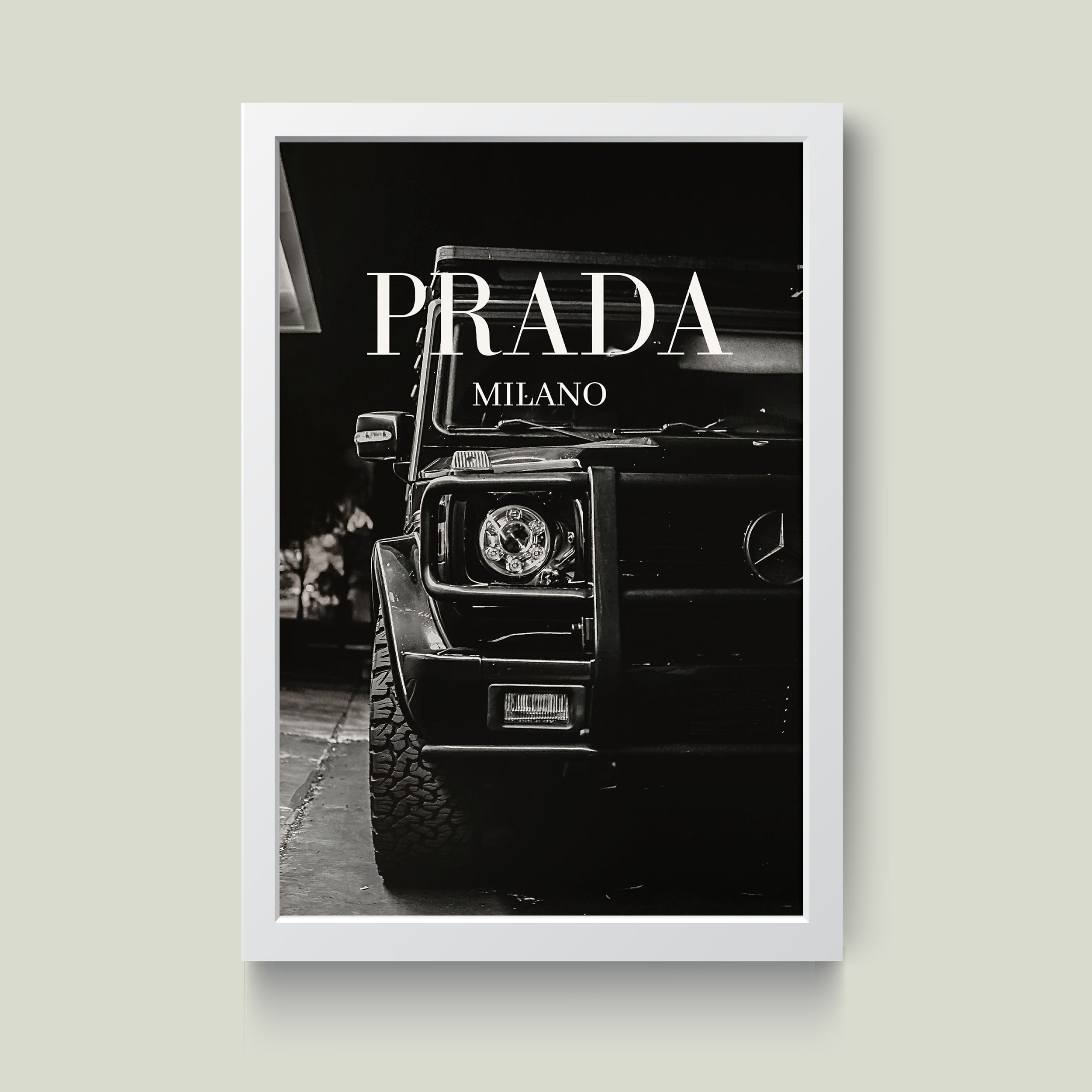 تابلو مدل G-class BENZ PARADA کدS1654-w