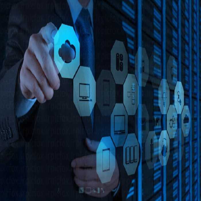 خرید و دانلود عکس Businessman working with a Cloud Computing کد 11291 | پیک فاکس | Pic Fox