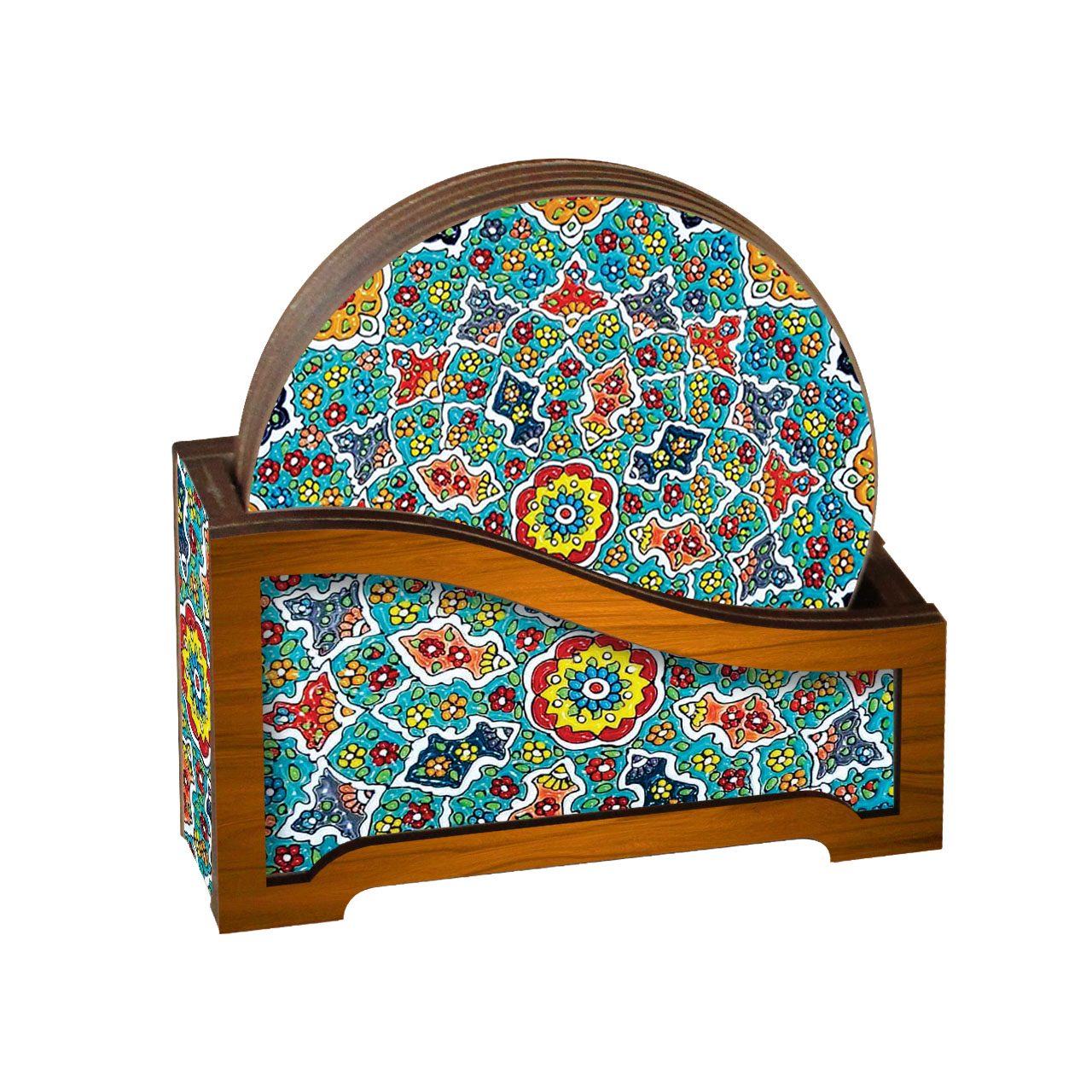 زیر لیوانی لوکسینو مدل ZLC 1481 بسته 6 عددی