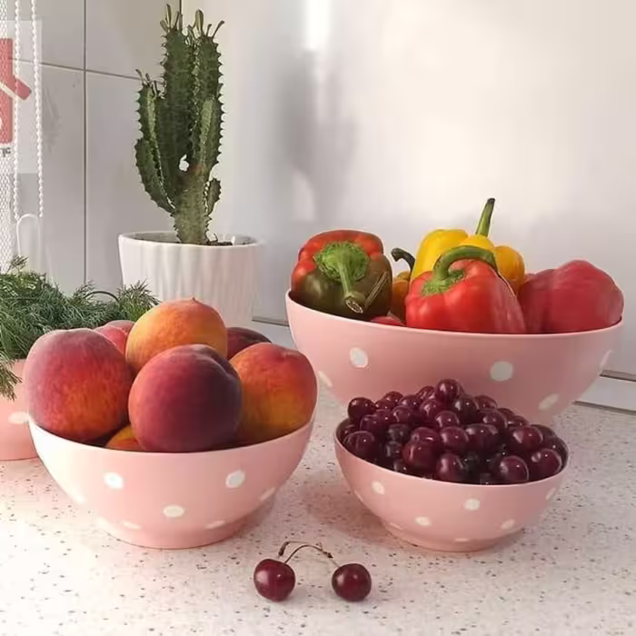کاسه  خالدار 4 عددی