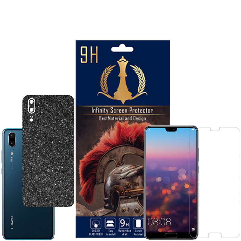 برچسب پوششی اینفینیتی مدل PRO MAX مناسب برای گوشی موبایل هوآوی P20 به همراه محافظ صفحه نمایش