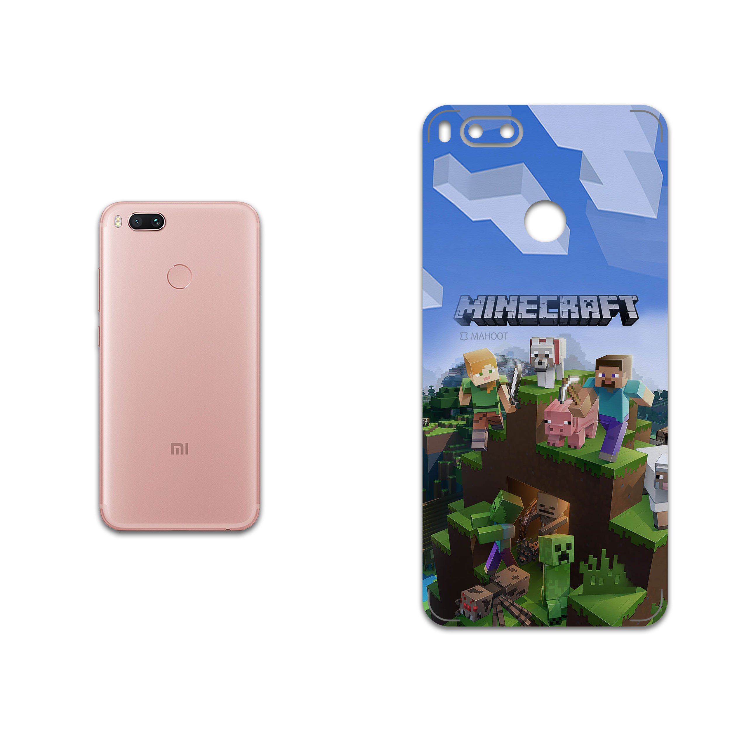 برچسب پوششی ماهوت مدل Minecraft-Game مناسب برای گوشی موبایل شیائومی Mi 5X