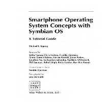 خرید و دانلود نسخه کامل کتاب Smartphone Operating System Concepts with Symbian OS: A Tutorial Guide