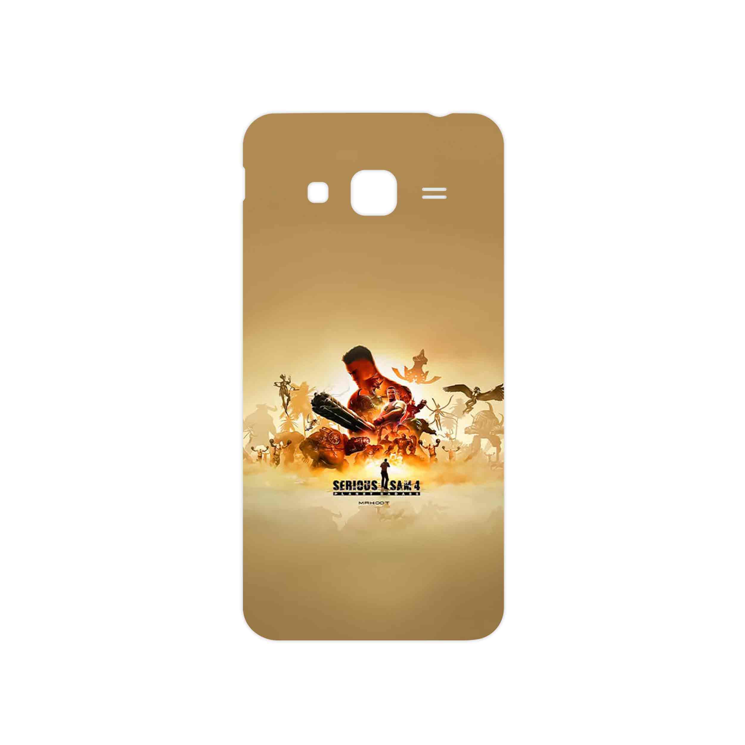 برچسب پوششی ماهوت مدل Serious Sam Game Series مناسب برای گوشی موبایل سامسونگ Galaxy J3 2016