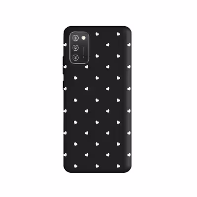 کاور طرح قلب سفید کد y269 مناسب برای گوشی موبایل سامسونگ Galaxy A02s