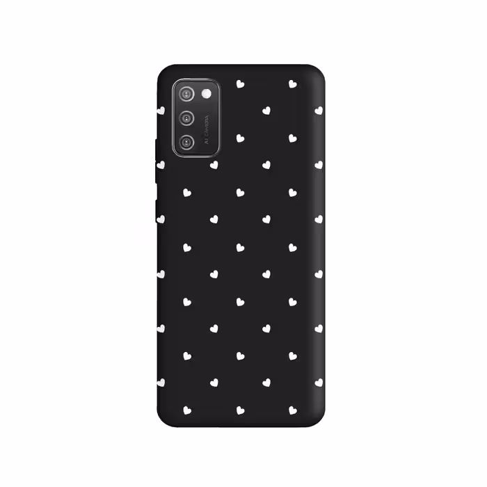 کاور طرح قلب سفید کد y269 مناسب برای گوشی موبایل سامسونگ Galaxy A02s