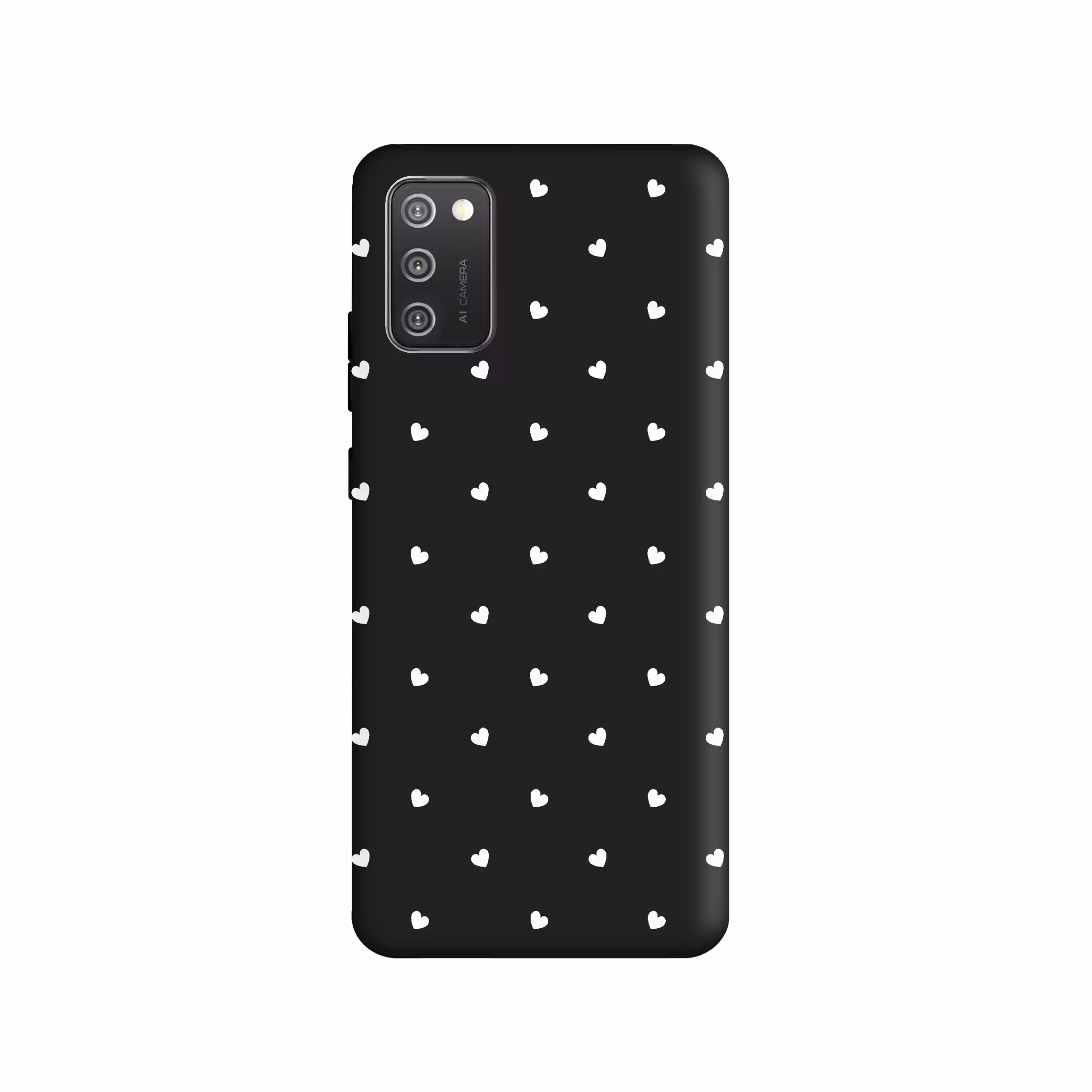 کاور طرح قلب سفید کد y269 مناسب برای گوشی موبایل سامسونگ Galaxy A02s