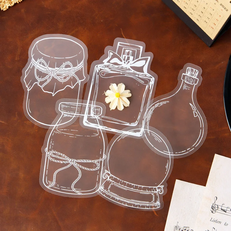 استیکر چسبی طرح بطری سری اول