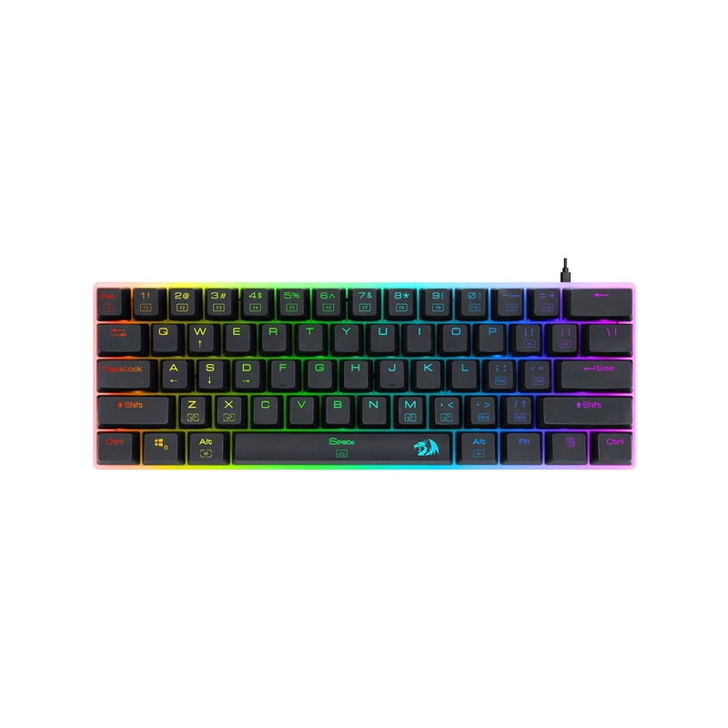 کیبورد گیمینگ ردراگون Alien K605 | سوئیچ قرمز، نورپردازی RGB