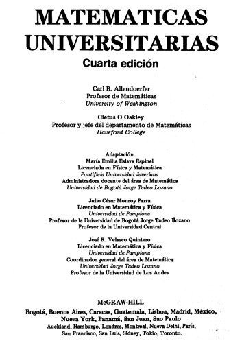 خرید و دانلود نسخه کامل کتاب Fundamentos de Matemáticas Universitarias