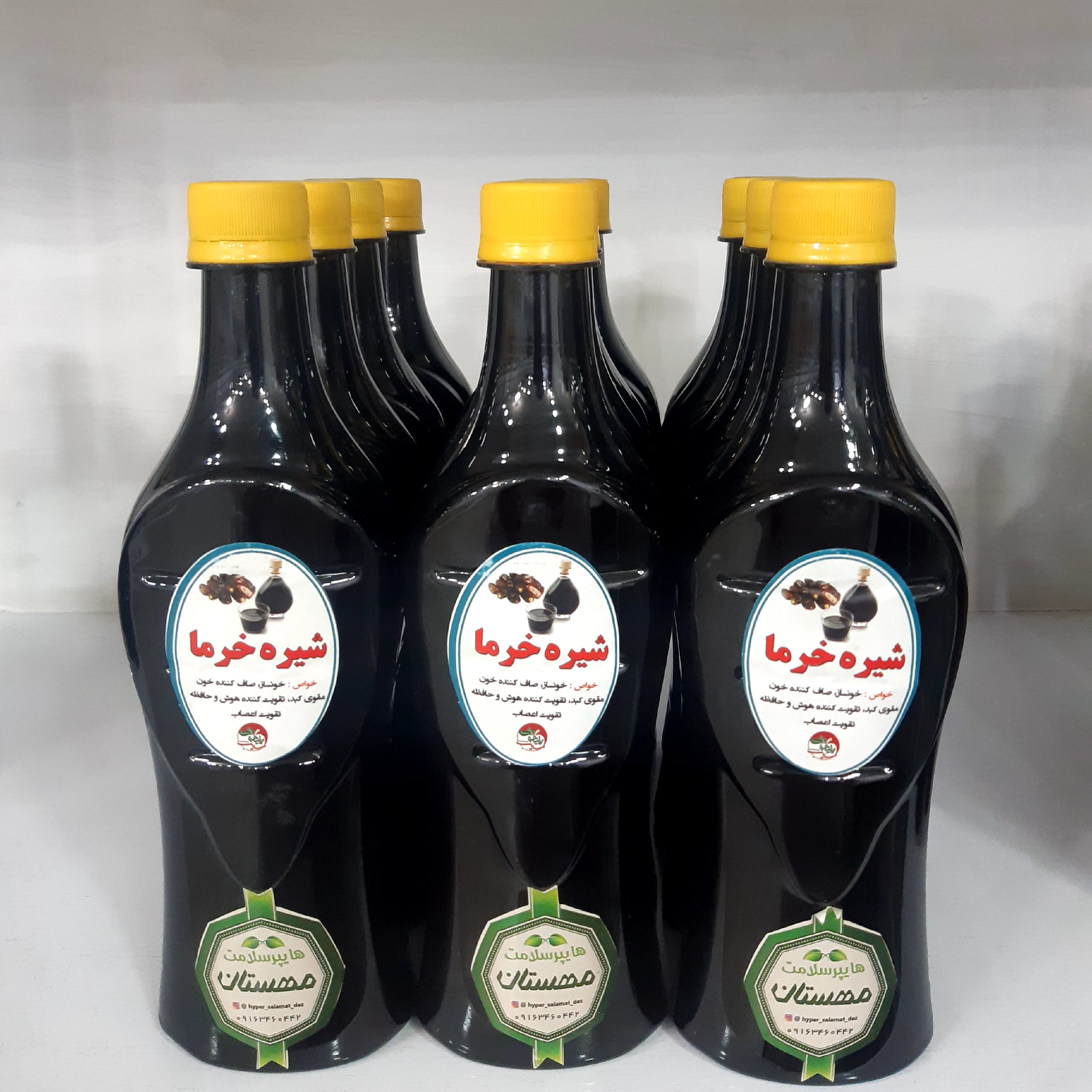 شیره خرما خالص طبیعی 1 لیتری