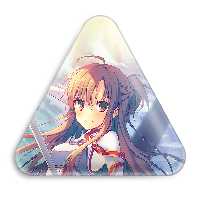 پیکسل خندالو طرح آسونا یوکی انیمه هنر شمشیر زنی آنلاین مدل مثلثی کد 12078