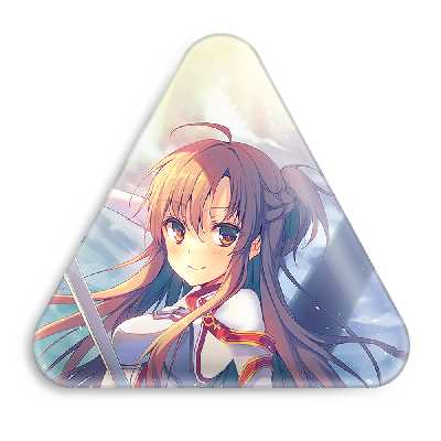 پیکسل خندالو طرح آسونا یوکی انیمه هنر شمشیر زنی آنلاین مدل مثلثی کد 12078