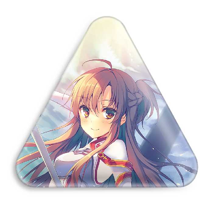 پیکسل خندالو طرح آسونا یوکی انیمه هنر شمشیر زنی آنلاین مدل مثلثی کد 12078