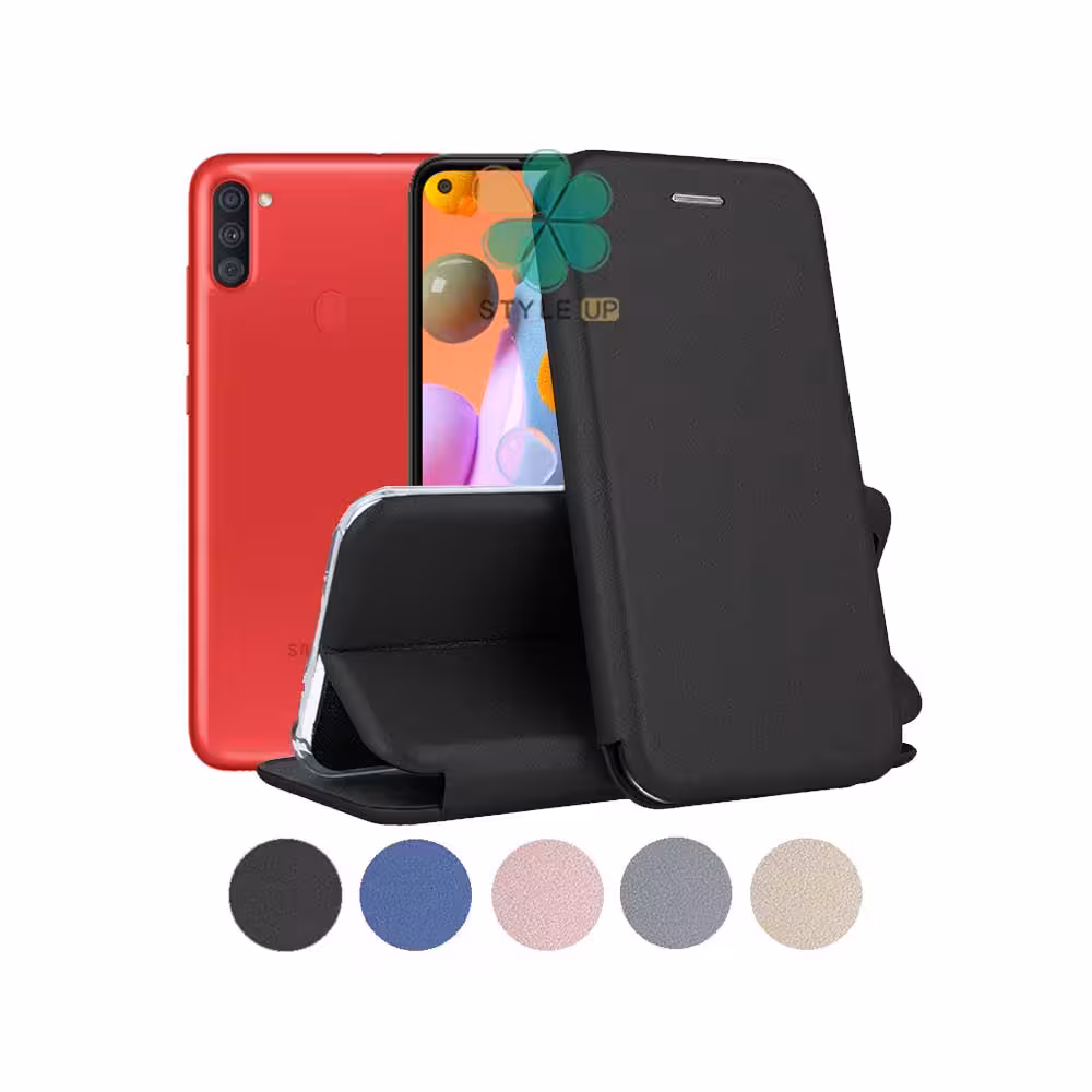کیف کلاسوری چرمی گوشی سامسونگ Samsung Galaxy A11