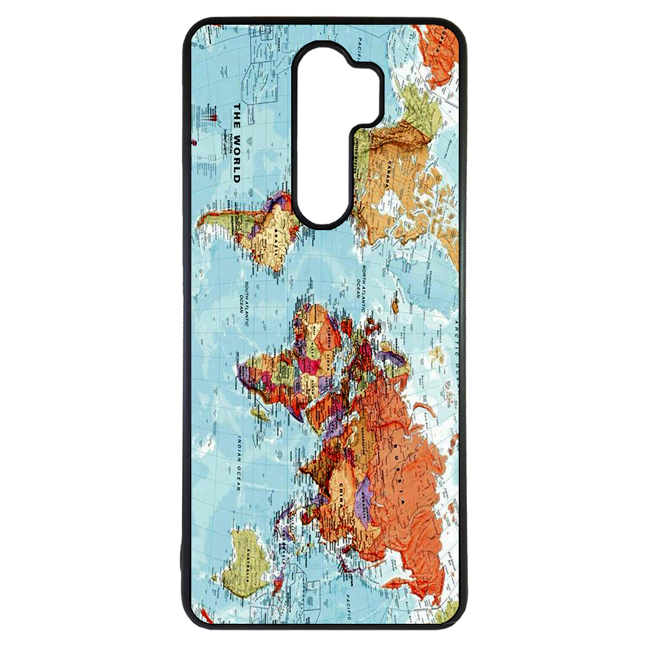 کاور طرح نقشه جهان کد 1146 مناسب برای گوشی موبایل شیائومی redmi 9
