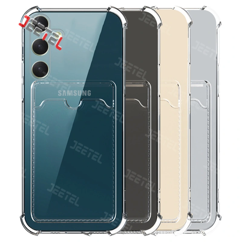 قاب شفاف کپسولی برای گوشی Samsung A24 مدل جاکارتی محافظ لنزدار