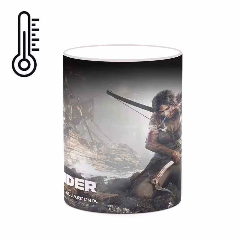 ماگ حرارتی کاکتی طرح بازی Tomb Raider مدل mgh20955