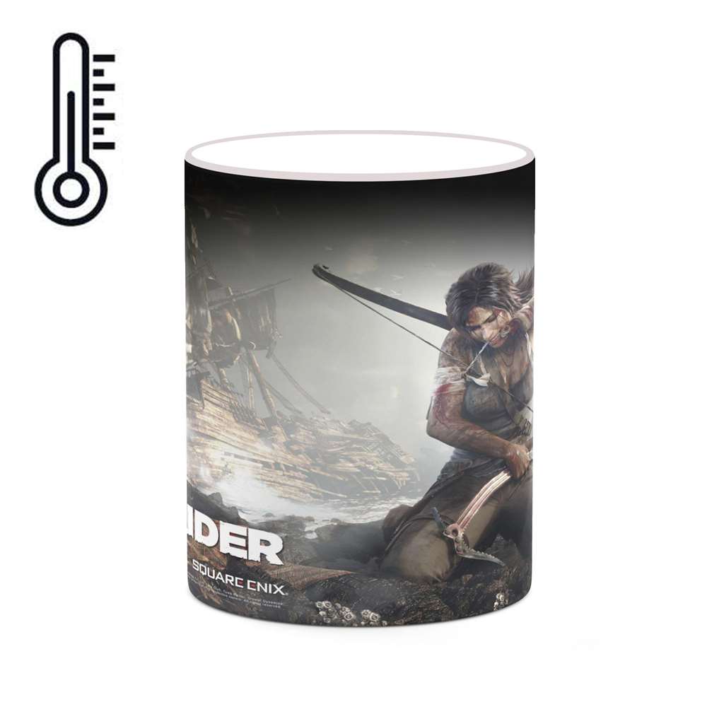 ماگ حرارتی کاکتی طرح بازی Tomb Raider مدل mgh20955