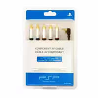 کابل کامپوننت PSP 2000-3000 اسلیم (سیم اتصال به تلویزیون - 5 فیش) - پی اس پی