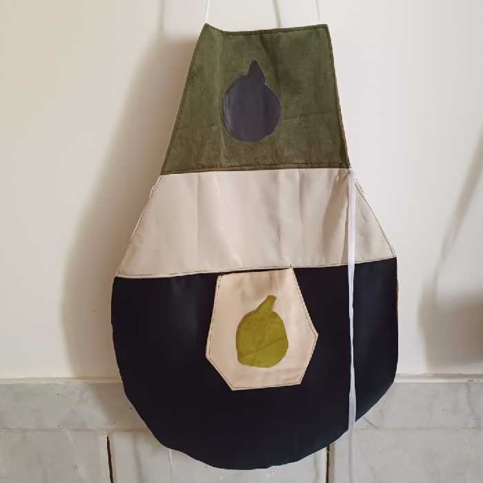 پیشبند آشپزخانه جنس مخمل آستردار 