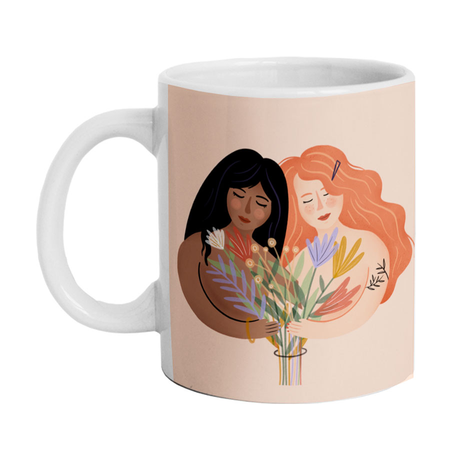 ماگ دارلی طرح دخترانه مدل DarlyM1009