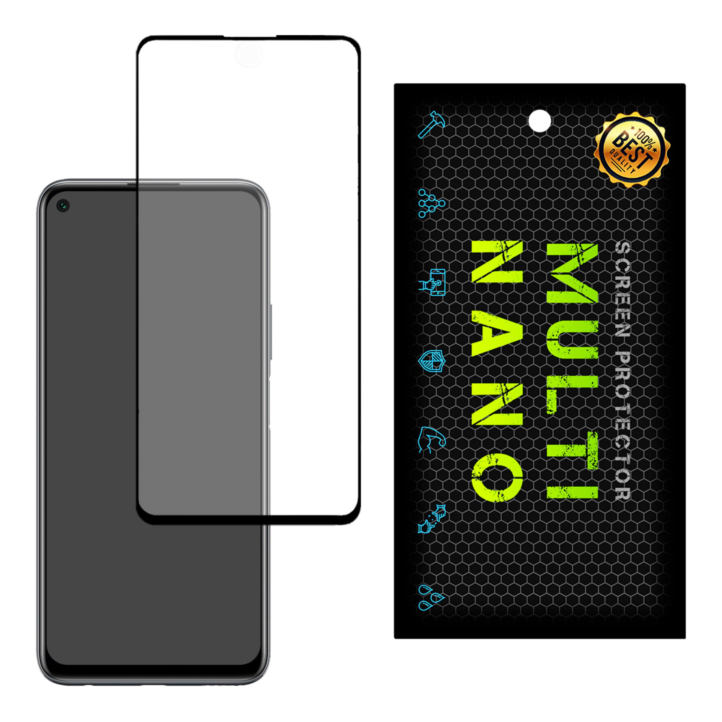 محافظ صفحه نمایش سرامیکی مولتی نانو مدل Pro مناسب برای گوشی موبایل هوآوی P40 Lite