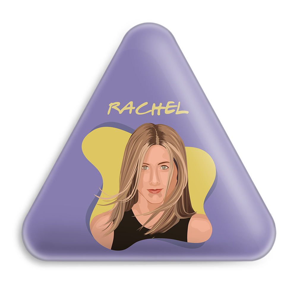 پیکسل خندالو طرح ریچل سریال فرندز مدل مثلثی کد 3907