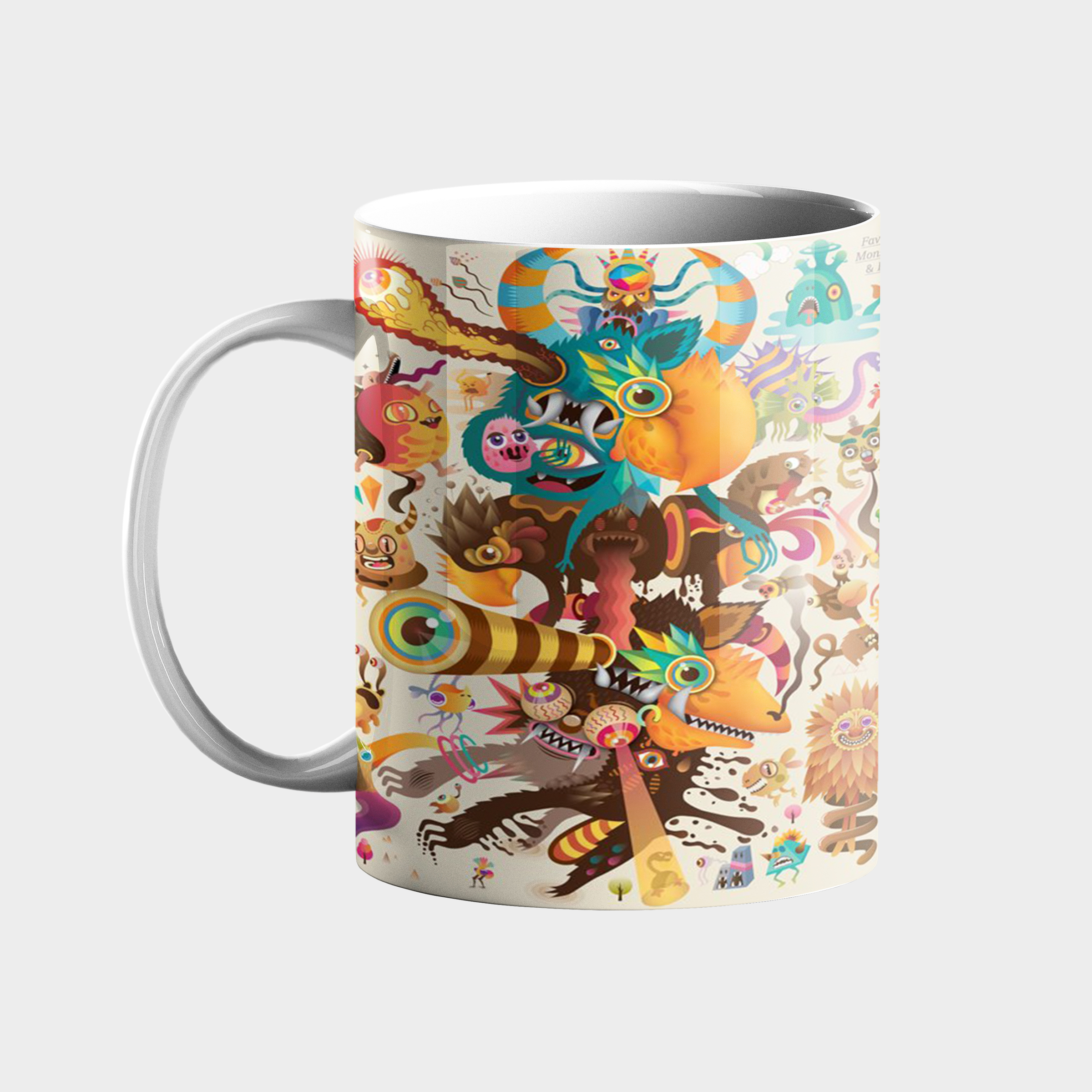 ماگ طرح مانستر کد 154