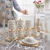 سرویس پاسماوری 14 پارچه طرح کالین جنس بدنه چینی 