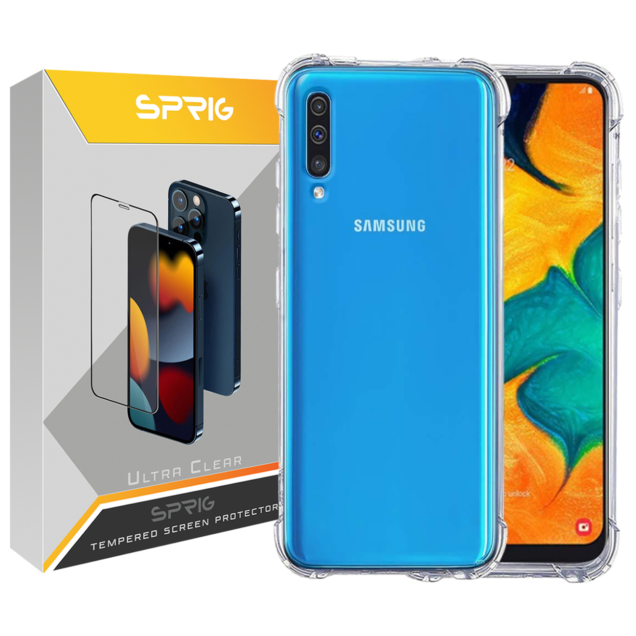 کاور اسپریگ مدل Airbag مناسب برای گوشی موبایل سامسونگ Galaxy A50 / A50s / A30s