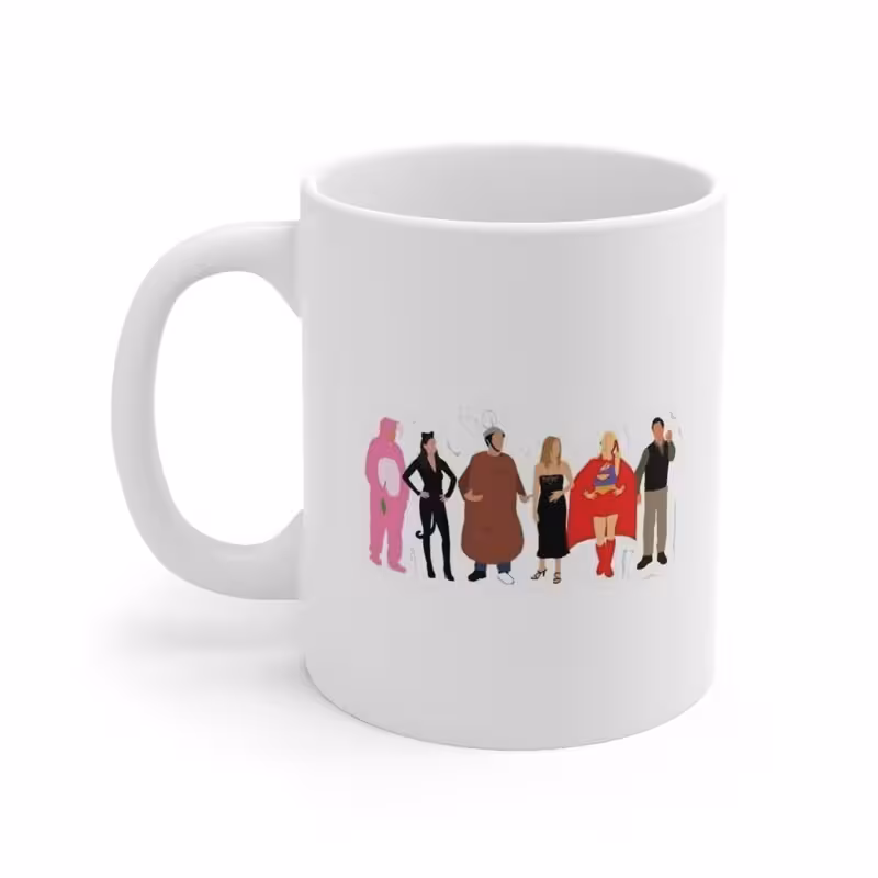 ماگ طرح سریال فرندز دوستان Series Friends Tv مدلNM1124