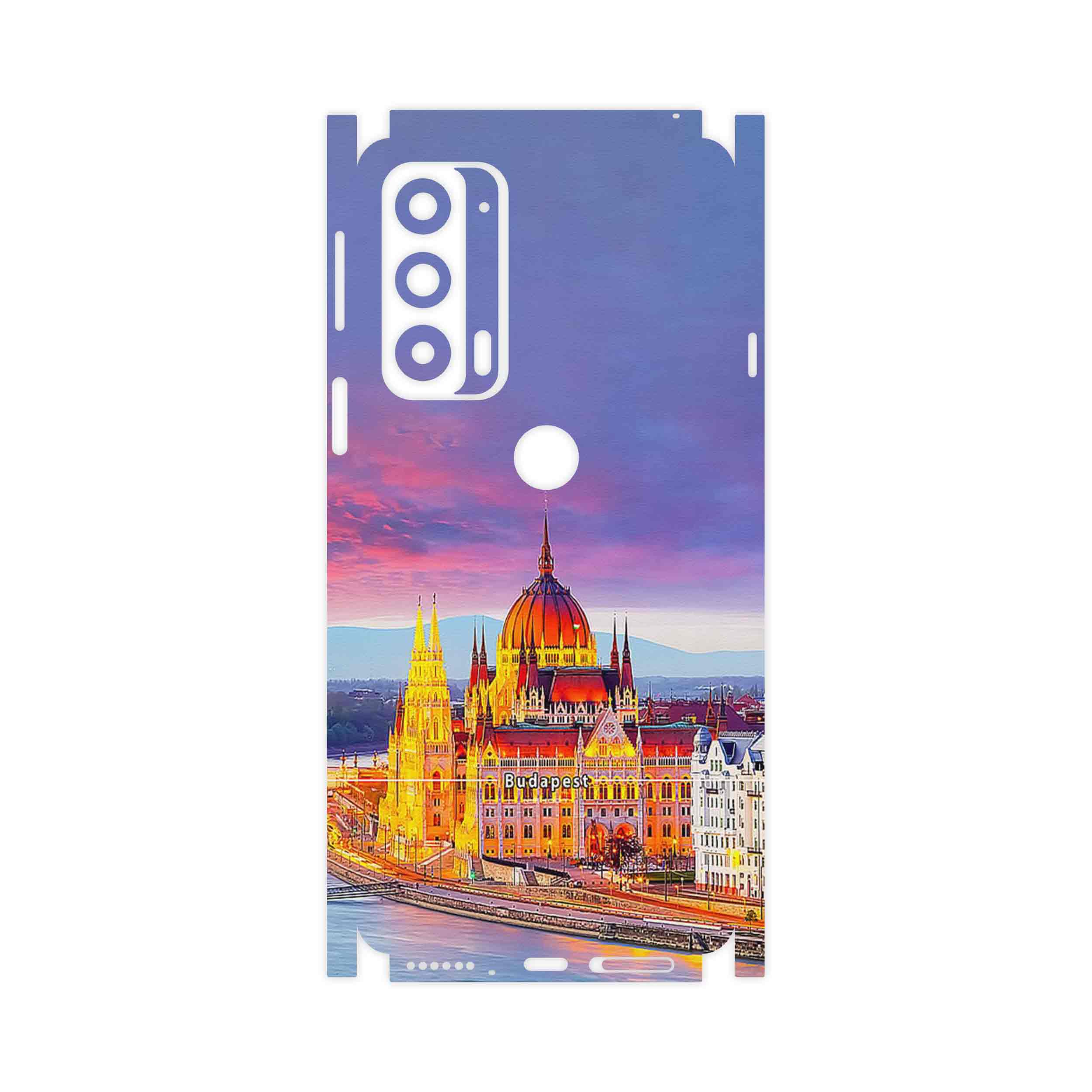 برچسب پوششی ماهوت مدل City of Budapest-FullSkin مناسب برای گوشی موبایل موتورولا Edge 20