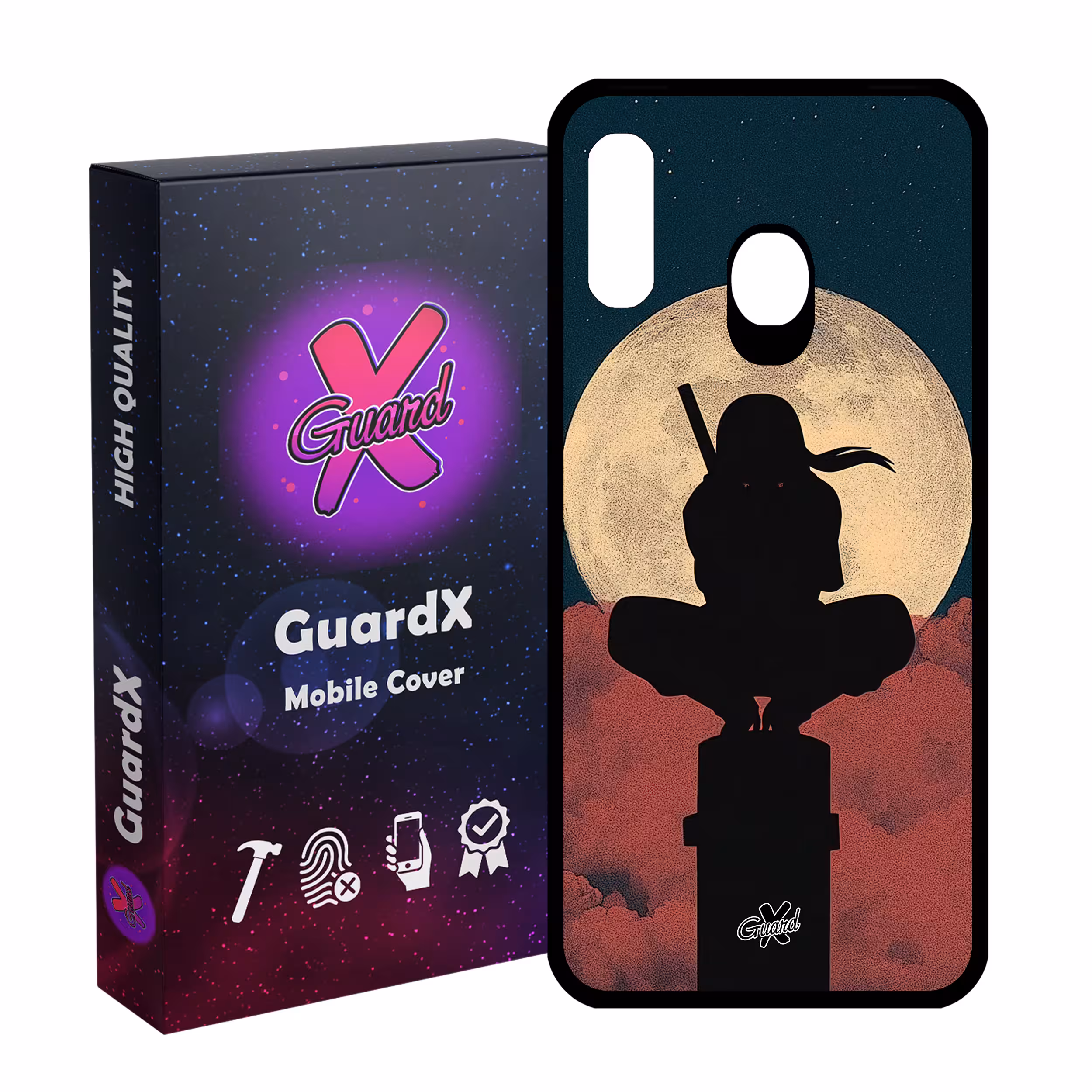 کاور گارد ایکس طرح ایتاچی انیمه مدل Glass10558 مناسب برای گوشی موبایل سامسونگ Galaxy A30/A20/M10S