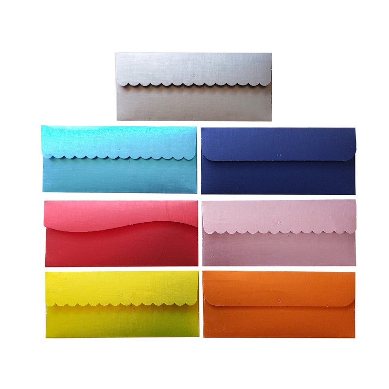 پاکت پول مدل کرونی طرح ساده بسته 7 عددی | چاوه