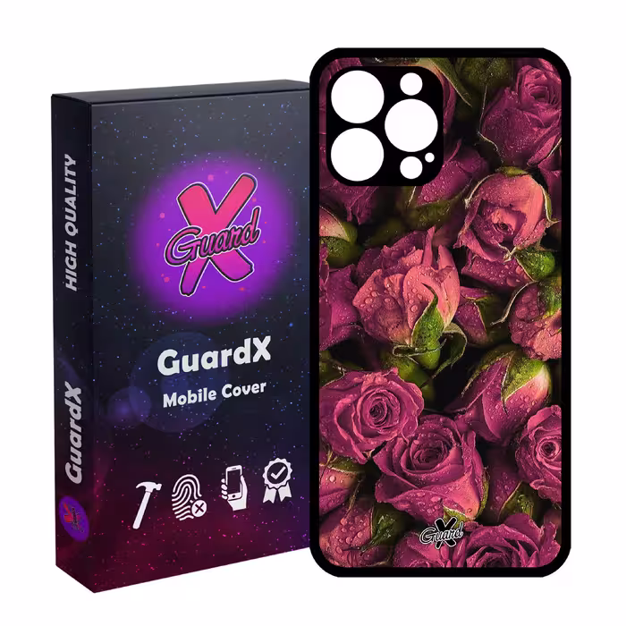 کاور گارد ایکس طرح Flower مدل Glass10006 مناسب برای گوشی موبایل اپل iPhone 13 Pro Max