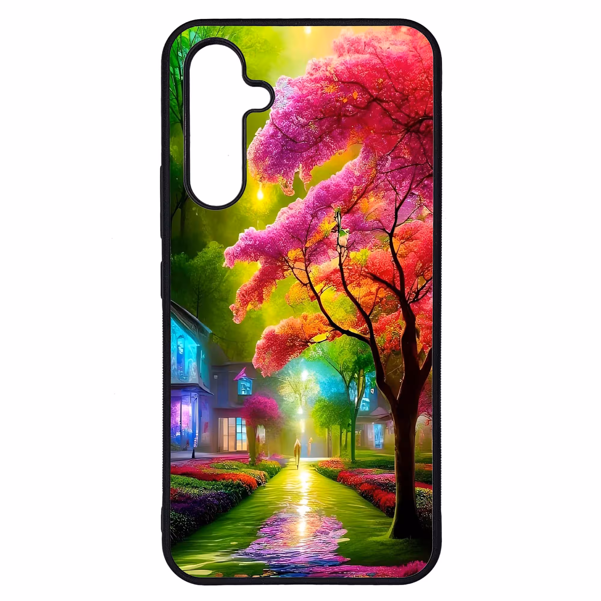 کاور طرح منظره کد G-039 مناسب برای گوشی موبایل سامسونگ Galaxy A54 / A54 5G | دیجی قاب دونی