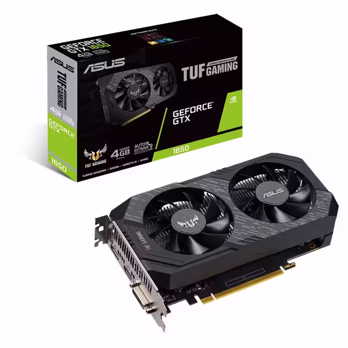 خرید کارت گرافیک ایسوس Graphics ASUS TUF GTX 1650 O4G Gaming با بهترین قیمت