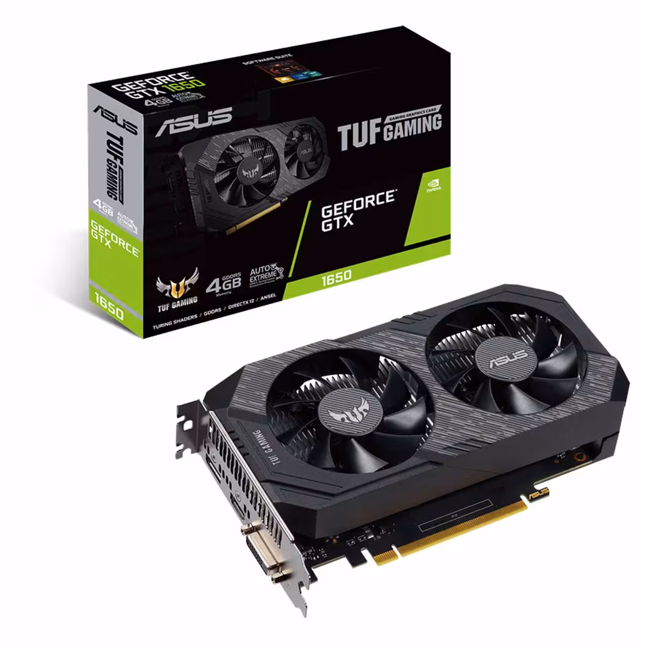 خرید کارت گرافیک ایسوس Graphics ASUS TUF GTX 1650 O4G Gaming با بهترین قیمت