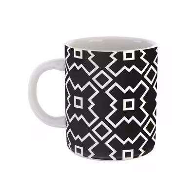 ماگ مدل black and white کد 04