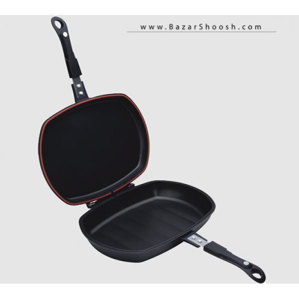 تابه دو طرفه رژیمی سایز 32 تفلون یونیک مدل UN-8795