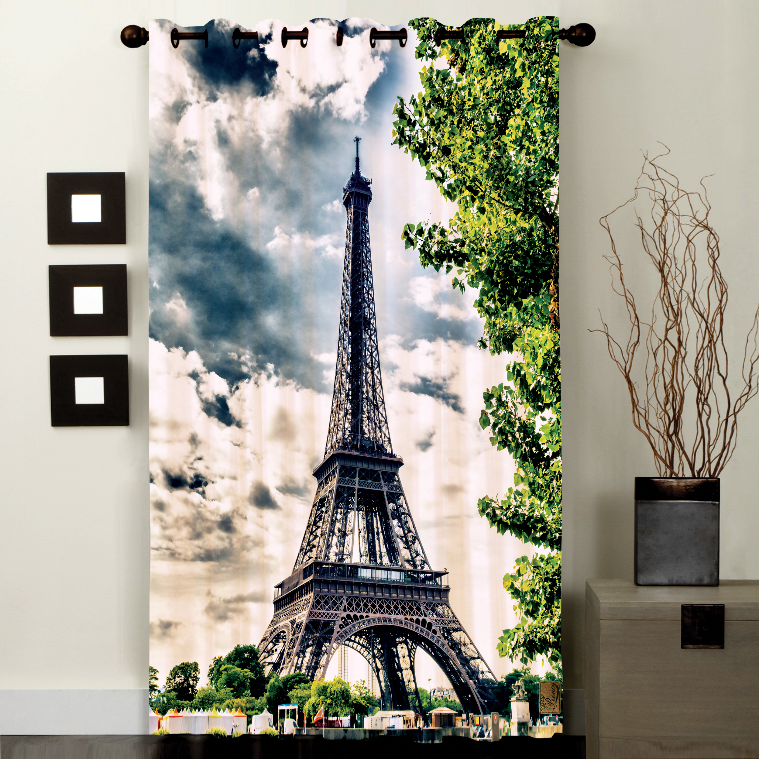 پرده رنس مدل CC5-50161 سایز 270x138 سانتی‌متر