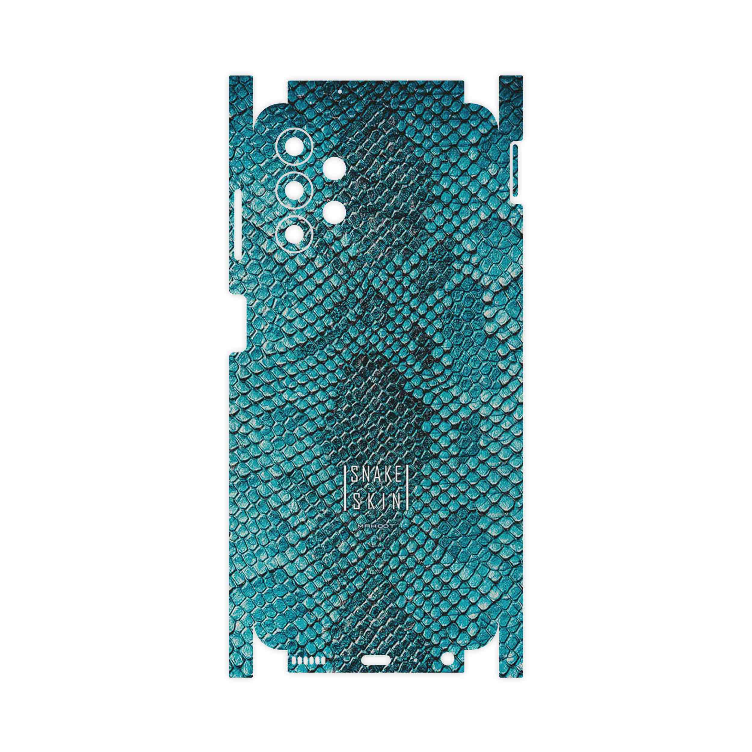 برچسب پوششی ماهوت مدل Blue Snake Skin-FullSkin مناسب برای گوشی موبایل سامسونگ Galaxy A13