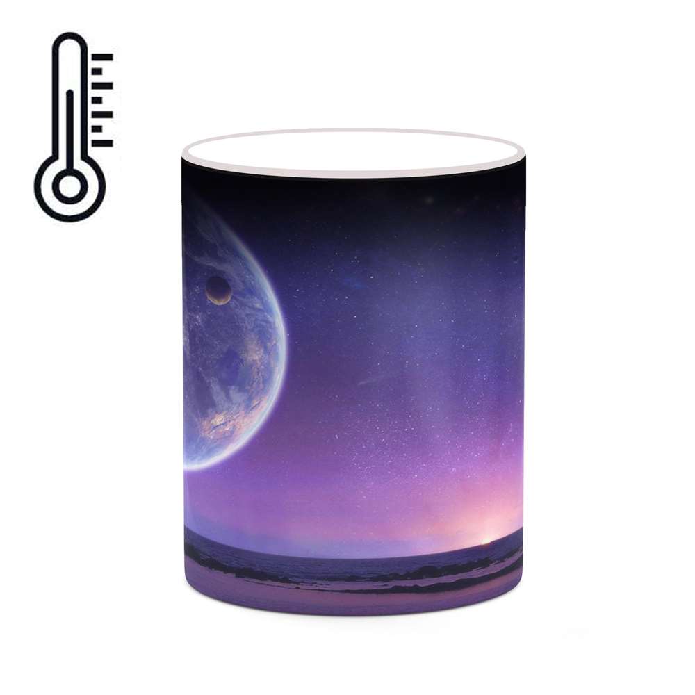 ماگ حرارتی کاکتی طرح فضا و کهکشان مدل mgh20042