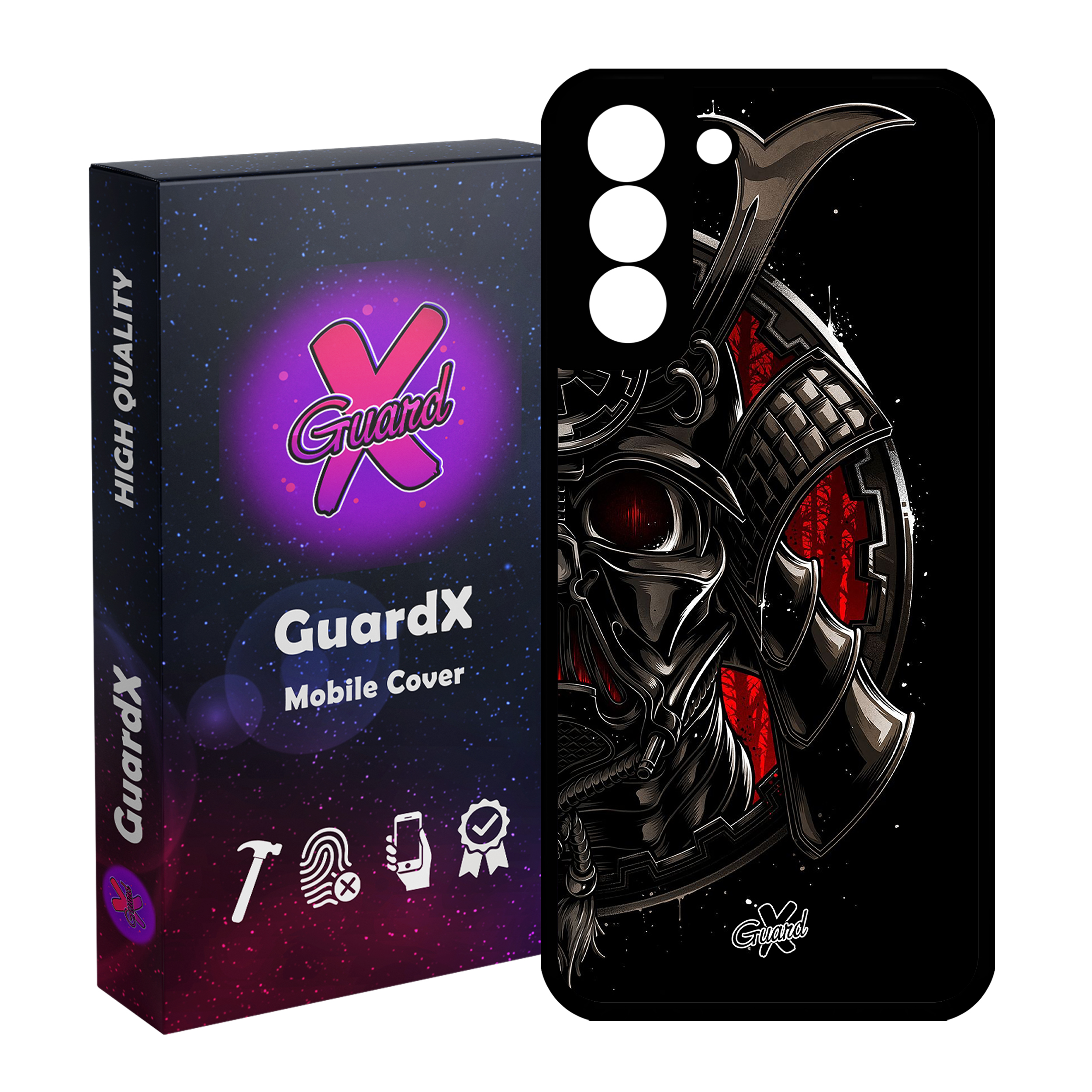 کاور گارد ایکس طرح Samurai مدل Glass10119 مناسب برای گوشی موبایل سامسونگ Galaxy S21